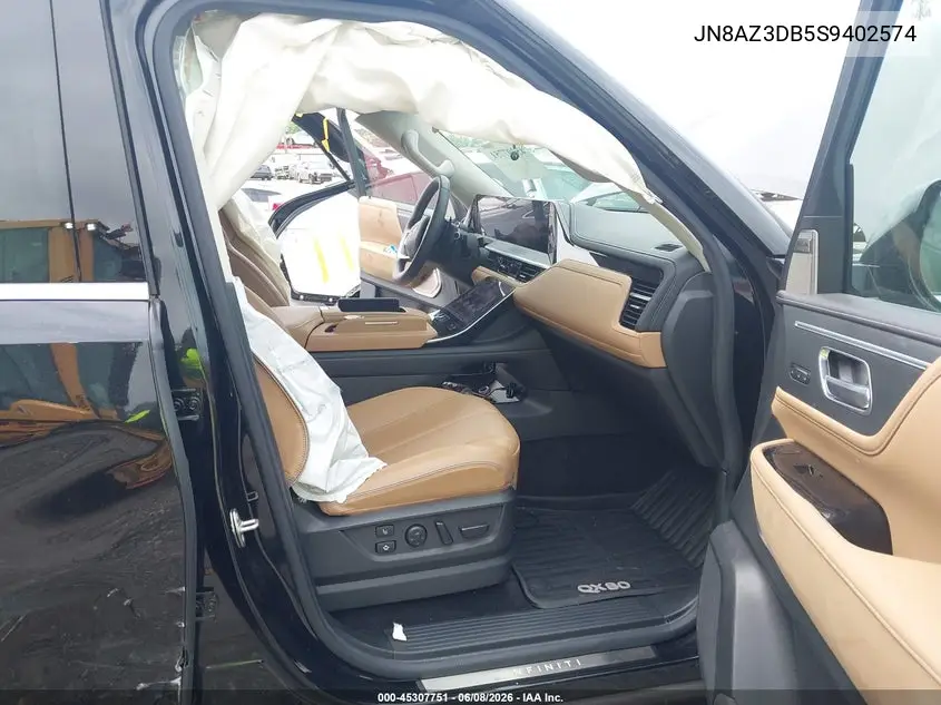 2025 Infiniti Qx80 Sensory Awd VIN: JN8AZ3DB5S9402574 Lot: 45307751