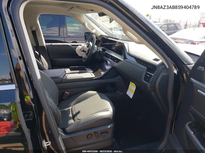 2025 Infiniti Qx80 Pure Awd VIN: JN8AZ3AB8S9404789 Lot: 45433208