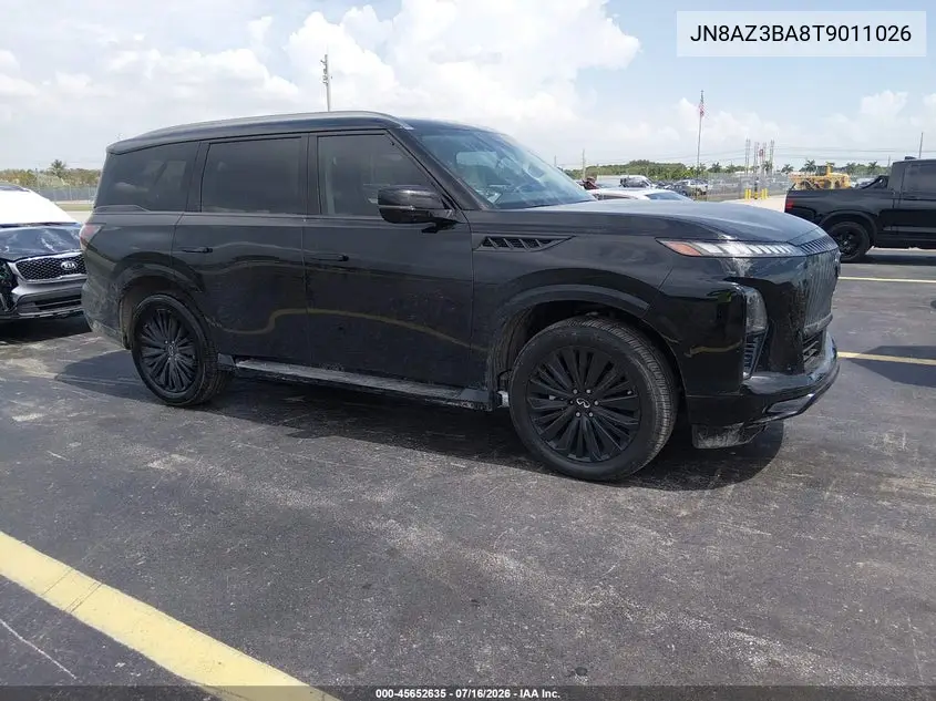 2026 Infiniti Qx80 Luxe VIN: JN8AZ3BA8T9011026 Lot: 45652635