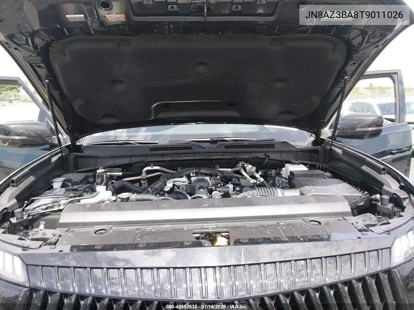 2026 Infiniti Qx80 Luxe VIN: JN8AZ3BA8T9011026 Lot: 45652635