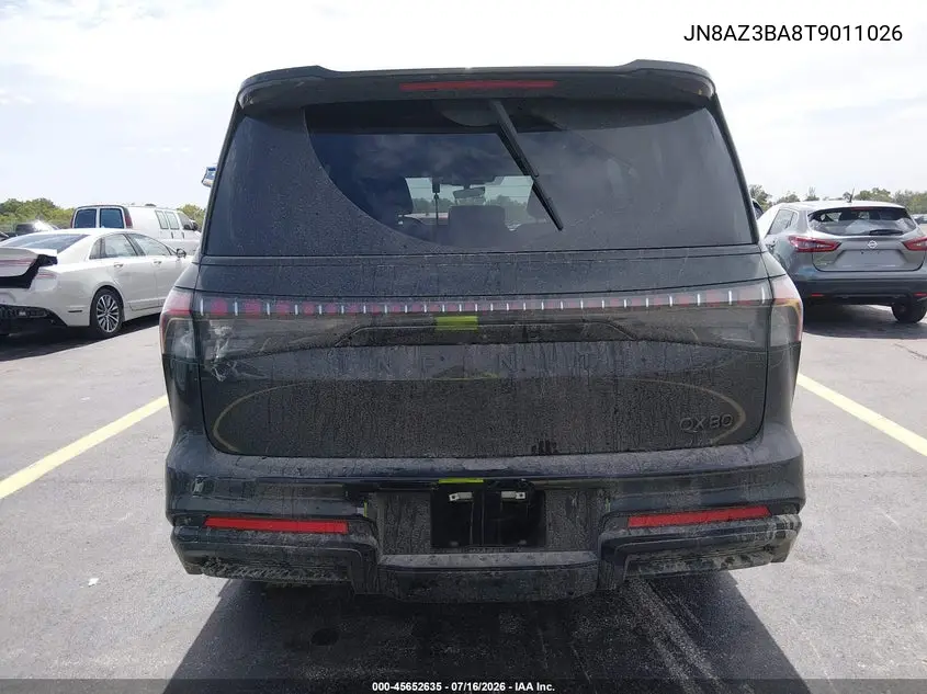 2026 Infiniti Qx80 Luxe VIN: JN8AZ3BA8T9011026 Lot: 45652635