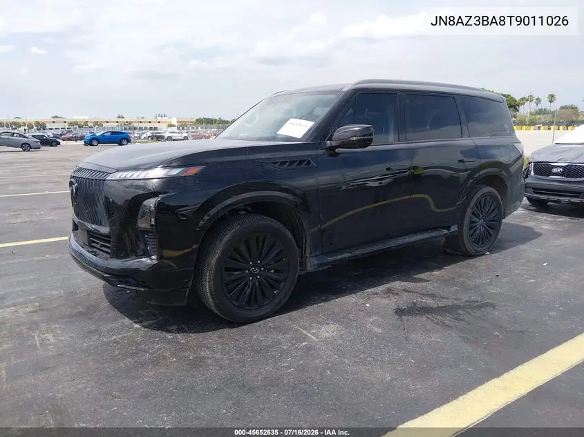 2026 Infiniti Qx80 Luxe VIN: JN8AZ3BA8T9011026 Lot: 45652635