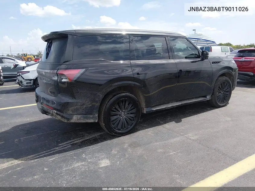 2026 Infiniti Qx80 Luxe VIN: JN8AZ3BA8T9011026 Lot: 45652635