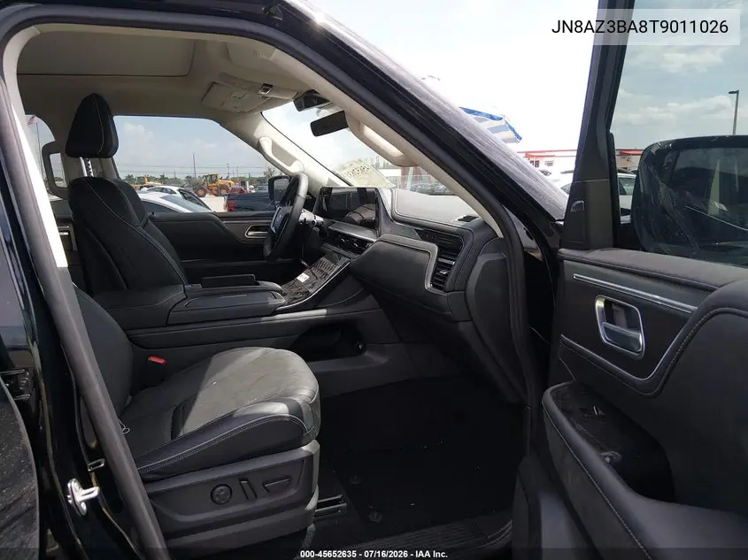2026 Infiniti Qx80 Luxe VIN: JN8AZ3BA8T9011026 Lot: 45652635