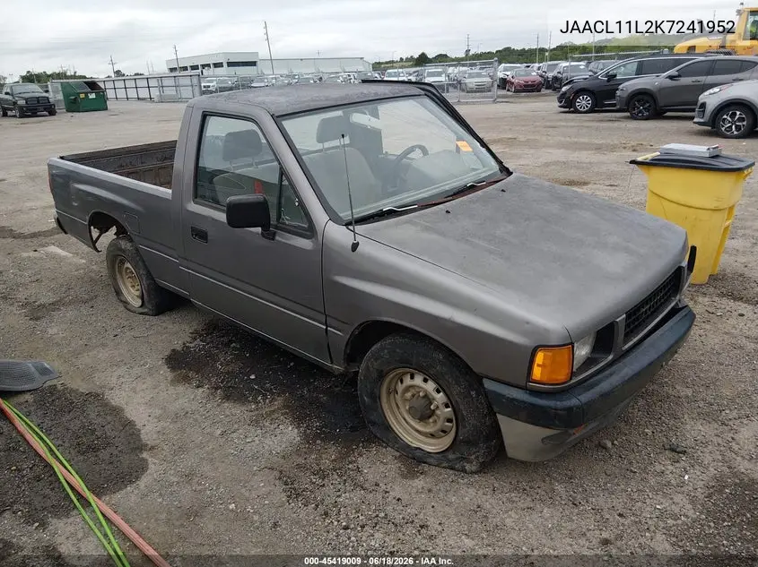 1989 Isuzu Conventional Short Bed VIN: JAACL11L2K7241952 Lot: 45419009