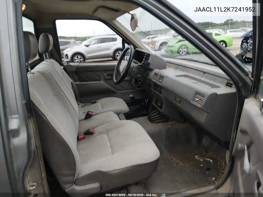 1989 Isuzu Conventional Short Bed VIN: JAACL11L2K7241952 Lot: 45419009