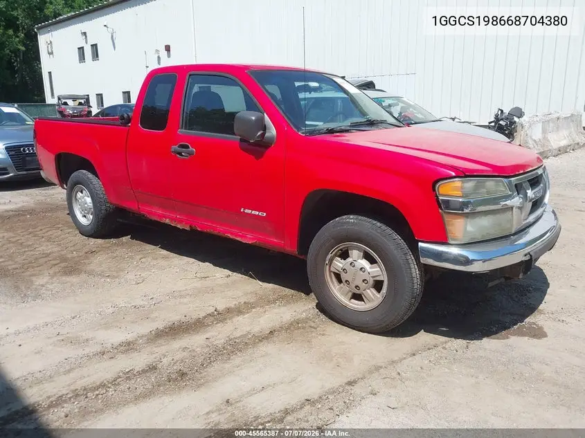 2006 Isuzu I-280 S VIN: 1GGCS198668704380 Lot: 45565387