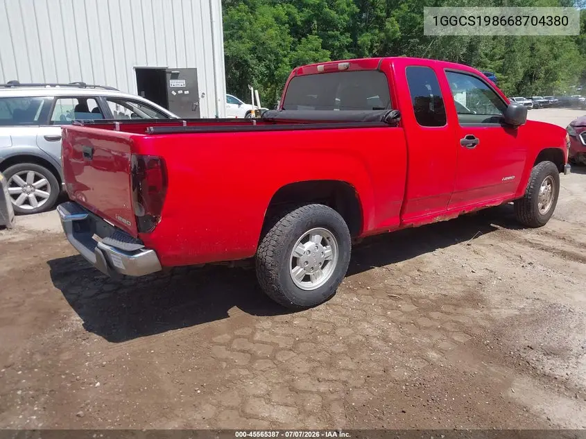 2006 Isuzu I-280 S VIN: 1GGCS198668704380 Lot: 45565387