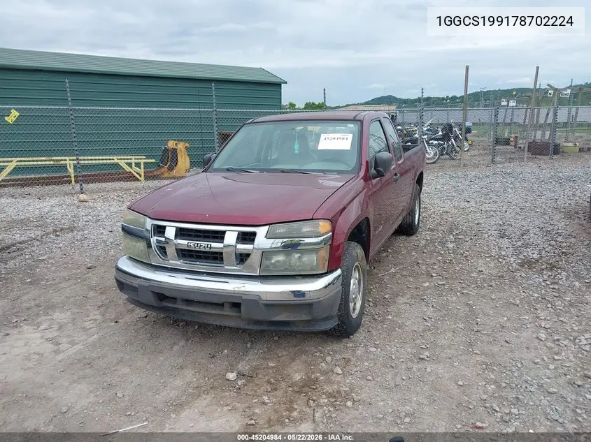 2007 Isuzu I-290 S VIN: 1GGCS199178702224 Lot: 45204984