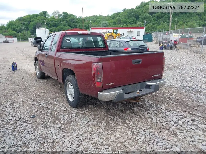 2007 Isuzu I-290 S VIN: 1GGCS199178702224 Lot: 45204984