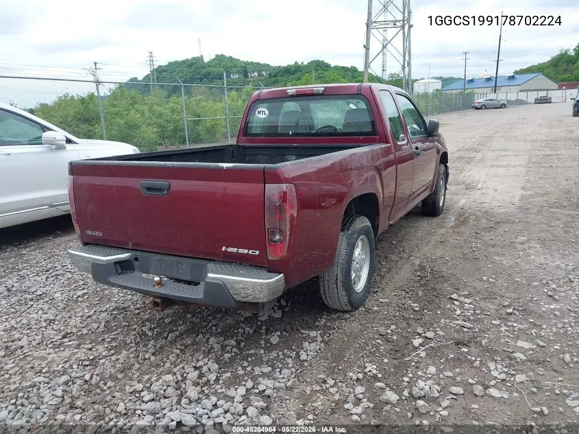 2007 Isuzu I-290 S VIN: 1GGCS199178702224 Lot: 45204984