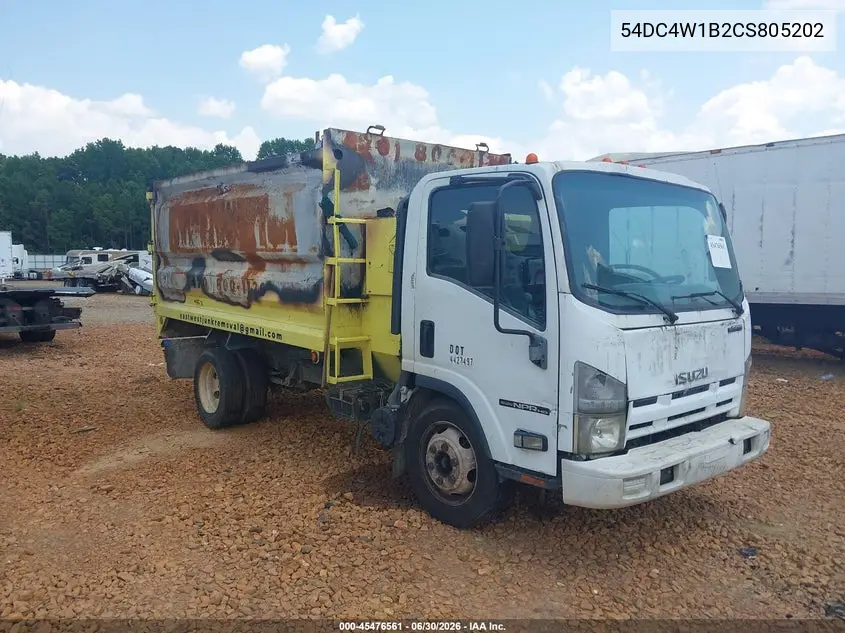 2012 Isuzu Npr Gas Reg VIN: 54DC4W1B2CS805202 Lot: 45476561