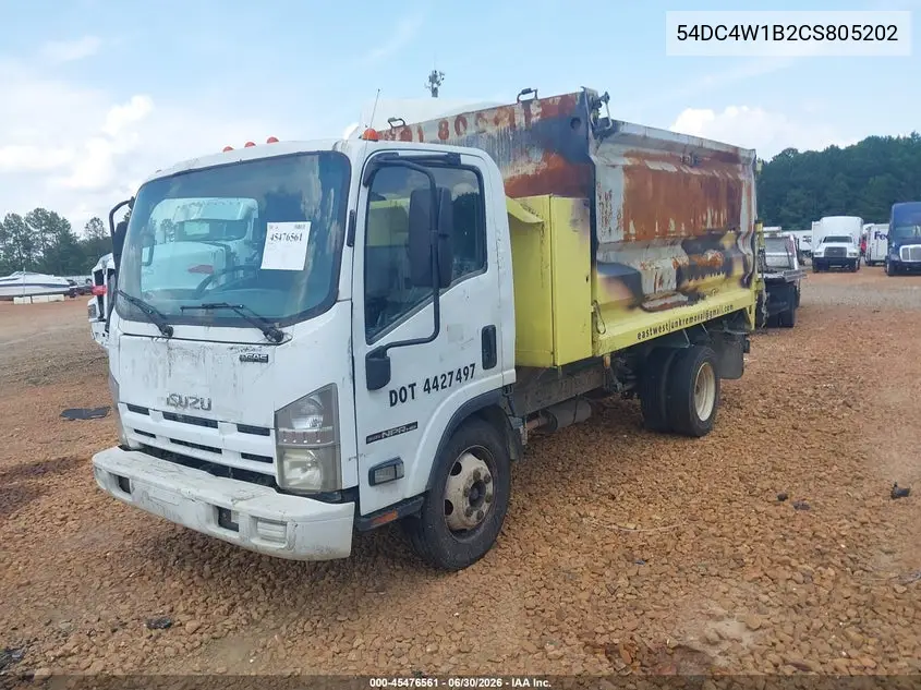 2012 Isuzu Npr Gas Reg VIN: 54DC4W1B2CS805202 Lot: 45476561