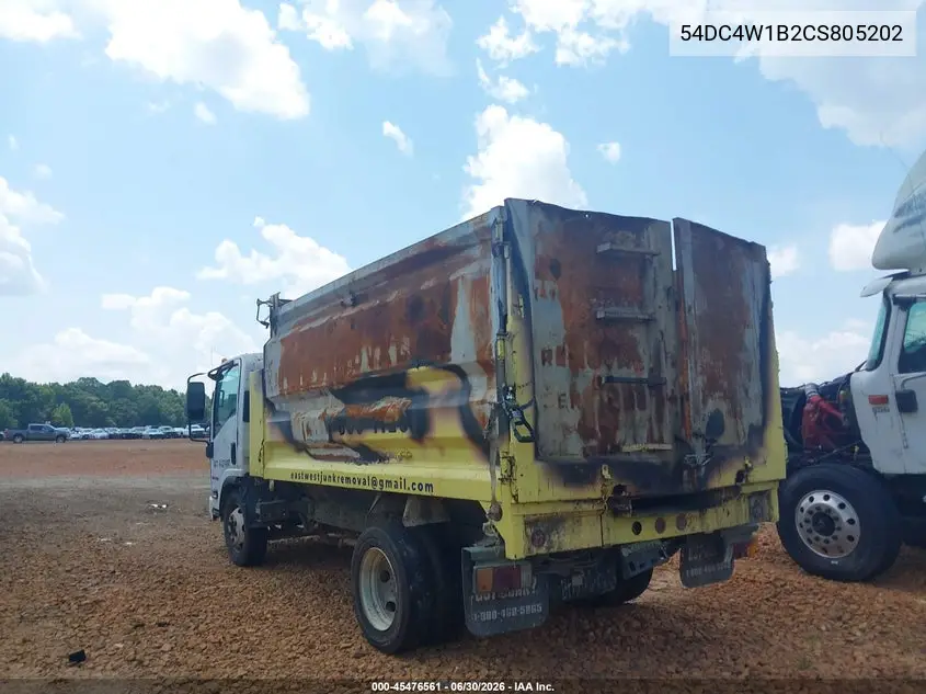2012 Isuzu Npr Gas Reg VIN: 54DC4W1B2CS805202 Lot: 45476561