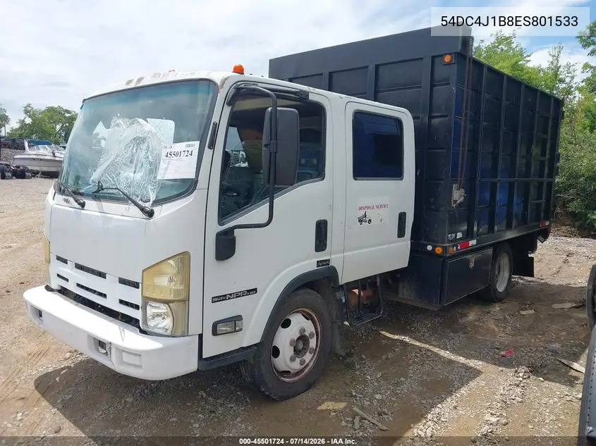 2014 Isuzu Npr Gas Crew VIN: 54DC4J1B8ES801533 Lot: 45501724