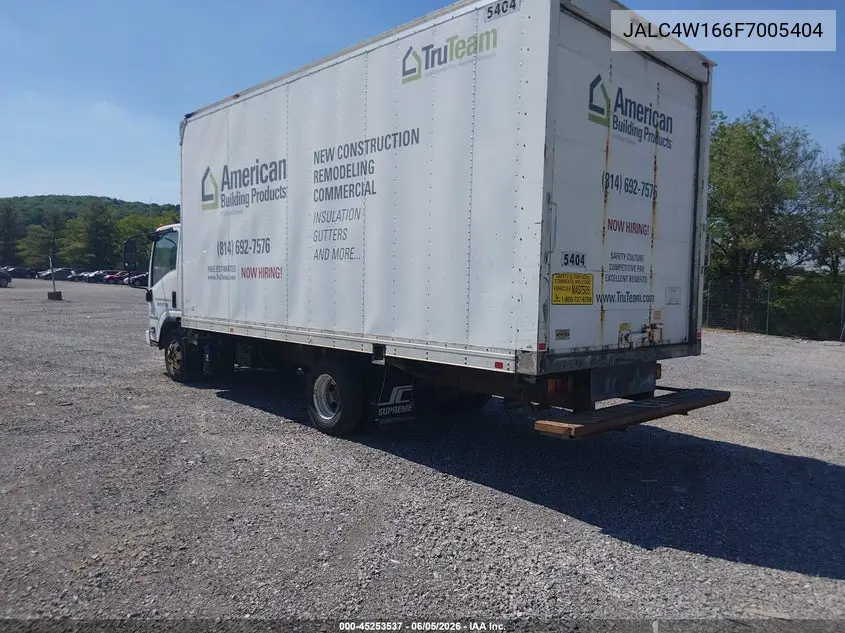 2015 Isuzu Npr Dsl Reg At VIN: JALC4W166F7005404 Lot: 45253537