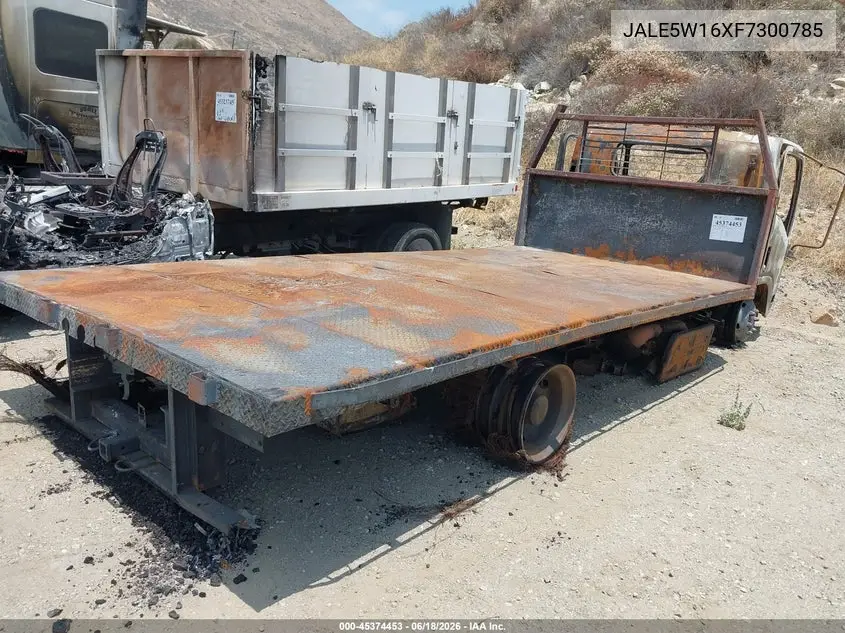 2015 Isuzu Dsl Reg At VIN: JALE5W16XF7300785 Lot: 45374453