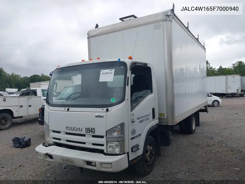 2015 Isuzu Npr Dsl Reg At VIN: JALC4W165F7000940 Lot: 45420214