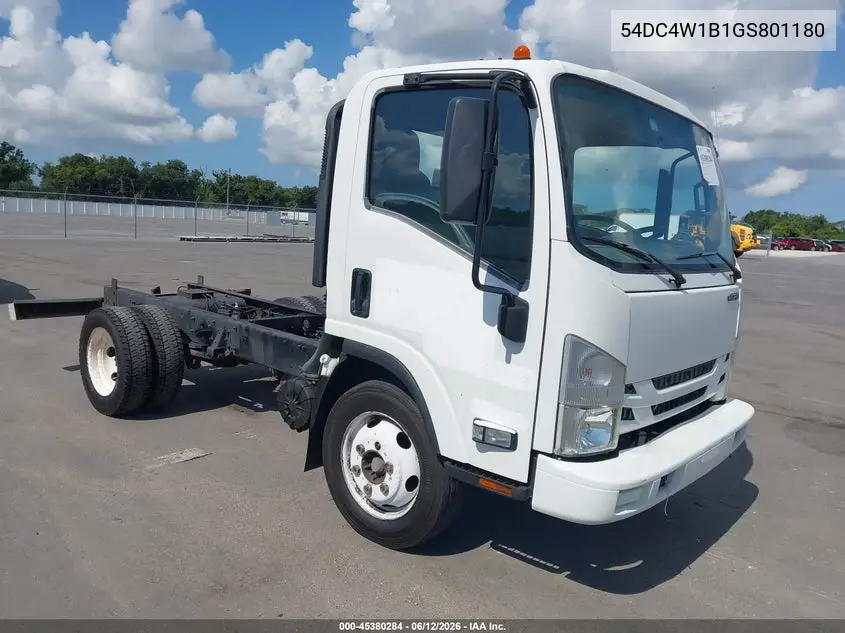 2016 Isuzu Npr Hd Gas Reg VIN: 54DC4W1B1GS801180 Lot: 45380284