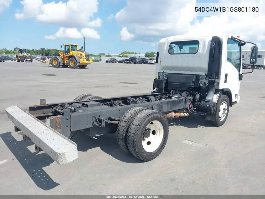 2016 Isuzu Npr Hd Gas Reg VIN: 54DC4W1B1GS801180 Lot: 45380284