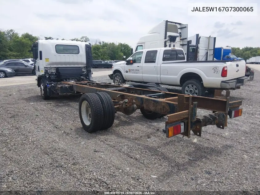 2016 Isuzu Dsl Reg At VIN: JALE5W167G7300065 Lot: 45419715