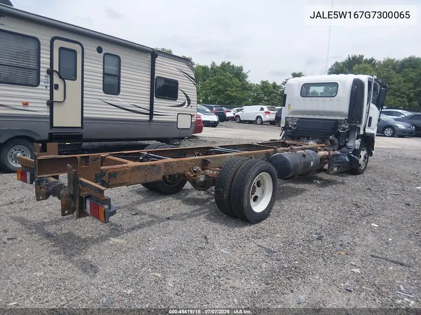 2016 Isuzu Dsl Reg At VIN: JALE5W167G7300065 Lot: 45419715