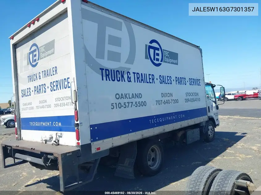 2016 Isuzu Dsl Reg At VIN: JALE5W163G7301357 Lot: 45469182