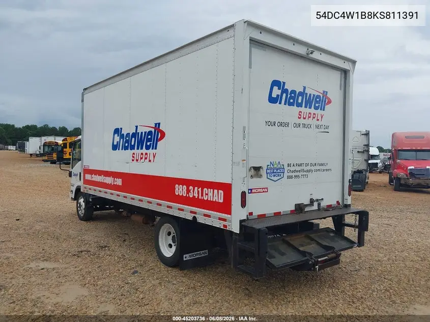 2019 Isuzu Npr Hd VIN: 54DC4W1B8KS811391 Lot: 45203736