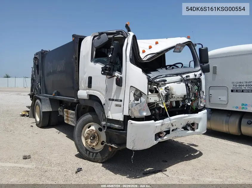 2019 Isuzu Ftr VIN: 54DK6S161KSG00554 Lot: 45467238