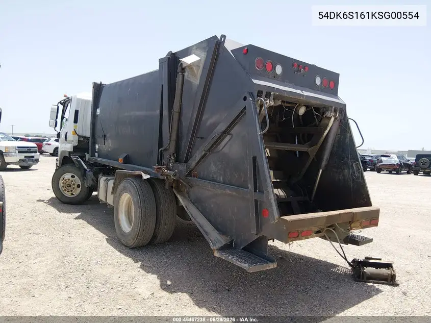 2019 Isuzu Ftr VIN: 54DK6S161KSG00554 Lot: 45467238
