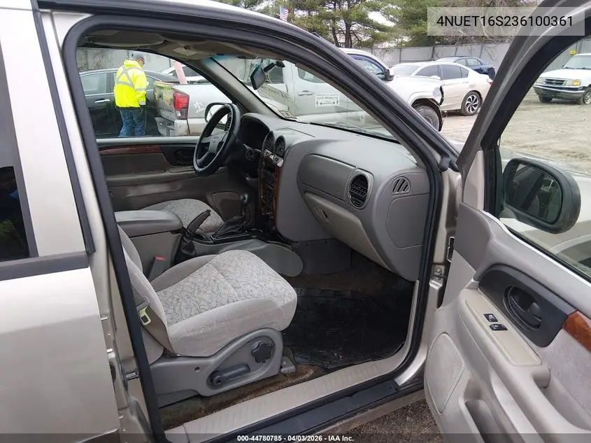 2003 Isuzu Ascender S VIN: 4NUET16S236100361 Lot: 44780785
