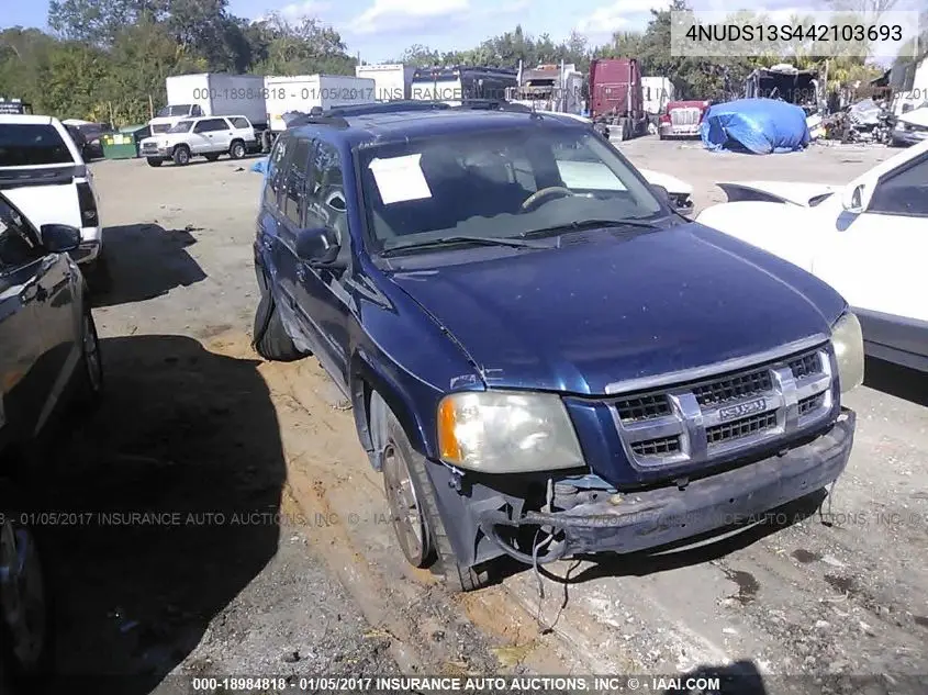 2004 Isuzu Ascender S/Ls/Limited VIN: 4NUDS13S442103693 Lot: 18984818
