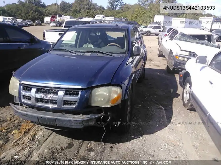 2004 Isuzu Ascender S/Ls/Limited VIN: 4NUDS13S442103693 Lot: 18984818