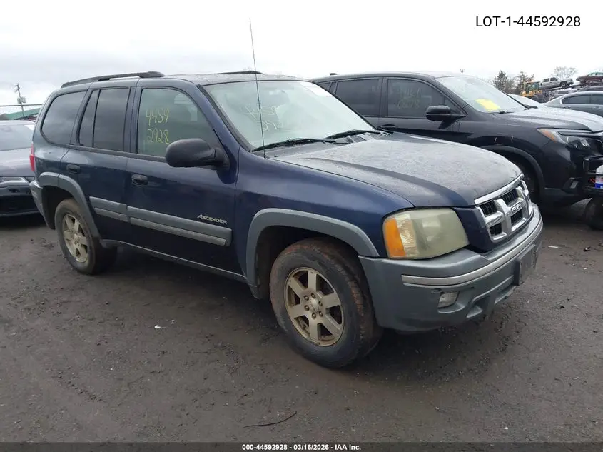 2008 Isuzu Ascender S VIN: 4NUDS13S282700914 Lot: 44592928