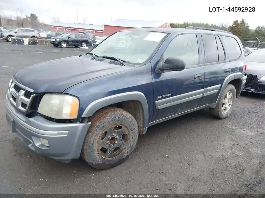 2008 Isuzu Ascender S VIN: 4NUDS13S282700914 Lot: 44592928
