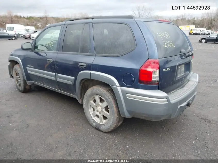 2008 Isuzu Ascender S VIN: 4NUDS13S282700914 Lot: 44592928