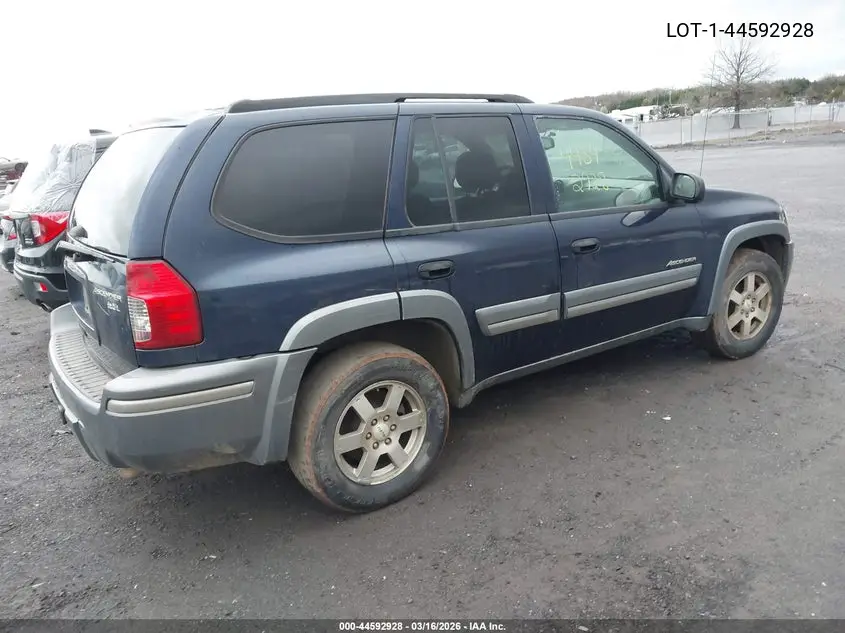 2008 Isuzu Ascender S VIN: 4NUDS13S282700914 Lot: 44592928