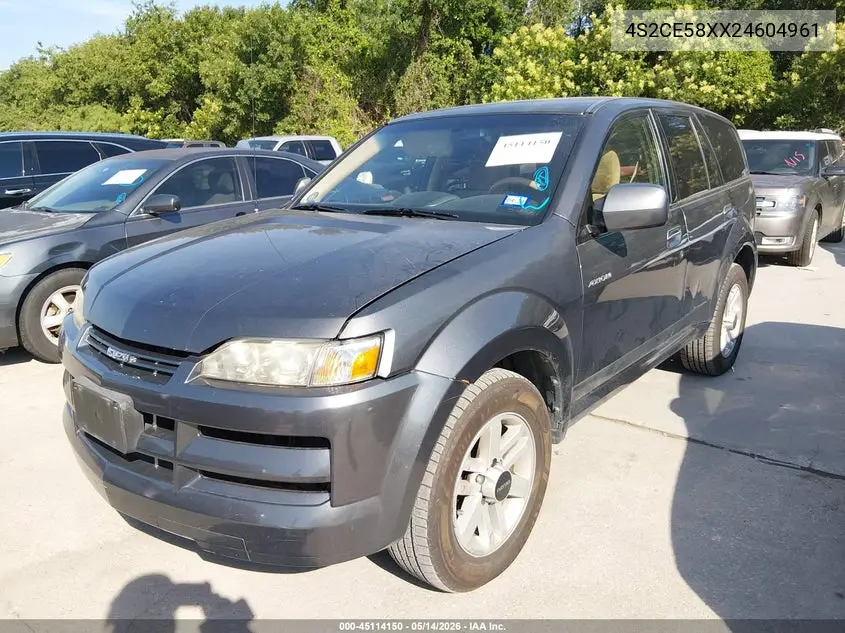 2002 Isuzu Axiom Xs VIN: 4S2CE58XX24604961 Lot: 45114150
