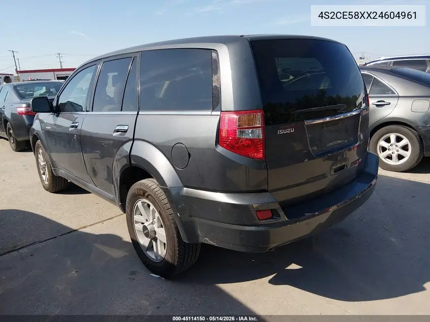 2002 Isuzu Axiom Xs VIN: 4S2CE58XX24604961 Lot: 45114150
