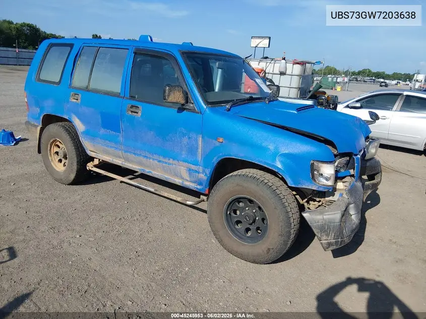 1998 Isuzu Bighorn VIN: UBS73GW7203638 Lot: 45245953