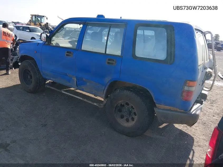1998 Isuzu Bighorn VIN: UBS73GW7203638 Lot: 45245953