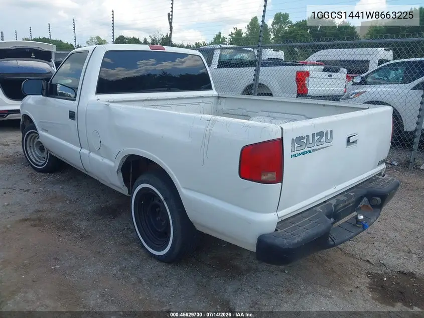 1998 Isuzu Hombre S VIN: 1GGCS1441W8663225 Lot: 45629730