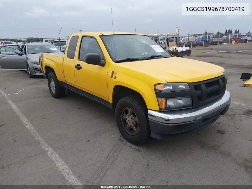 2007 Isuzu I-290 Ls VIN: 1GGCS199678700419 Lot: 44959291