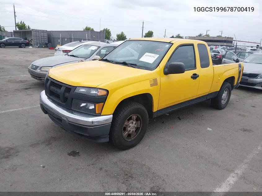 2007 Isuzu I-290 Ls VIN: 1GGCS199678700419 Lot: 44959291