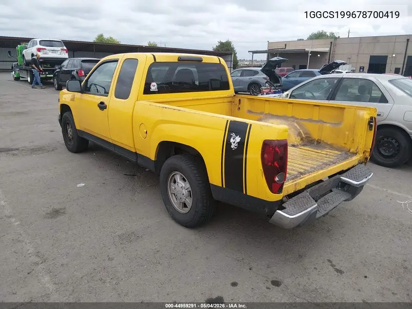 2007 Isuzu I-290 Ls VIN: 1GGCS199678700419 Lot: 44959291