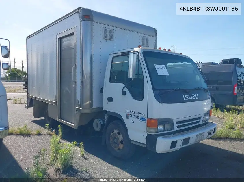 1998 Isuzu Npr VIN: 4KLB4B1R3WJ001135 Lot: 45312256