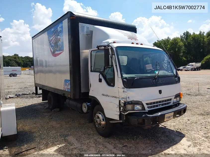 1998 Isuzu Npr VIN: JALC4B1K5W7002774 Lot: 45630405