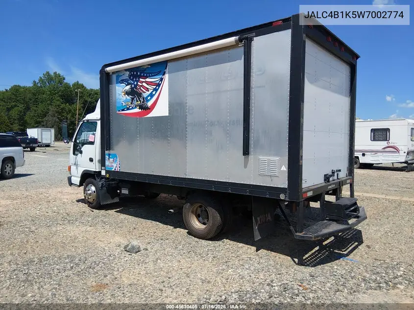 1998 Isuzu Npr VIN: JALC4B1K5W7002774 Lot: 45630405