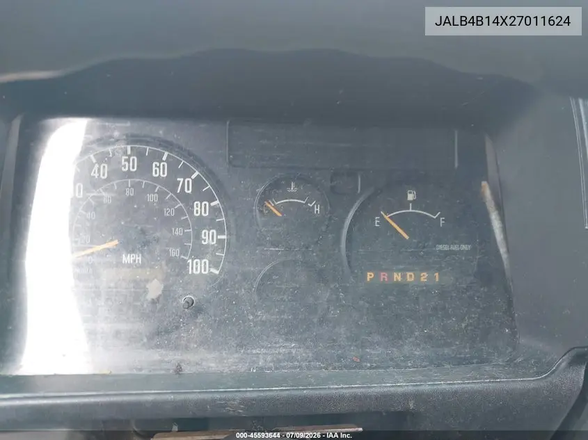 2002 Isuzu Npr VIN: JALB4B14X27011624 Lot: 45593644