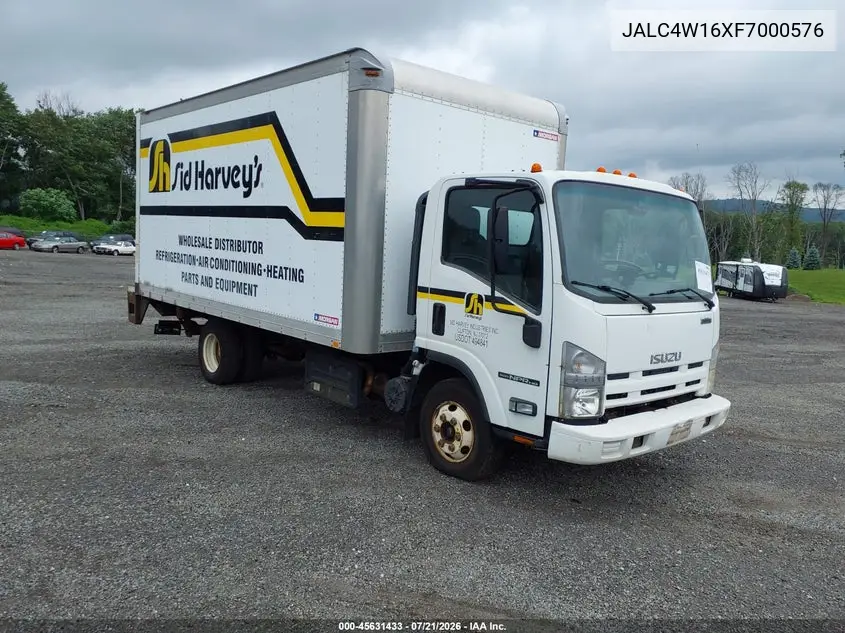2015 Isuzu Npr Dsl Reg At VIN: JALC4W16XF7000576 Lot: 45631433